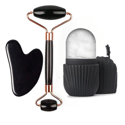 6-Piece Ice Roller Facial Skin Care Ice Roller Set Facial Roller Scraping Facial Tool Face Wash Skin Care Three-Piece Set
