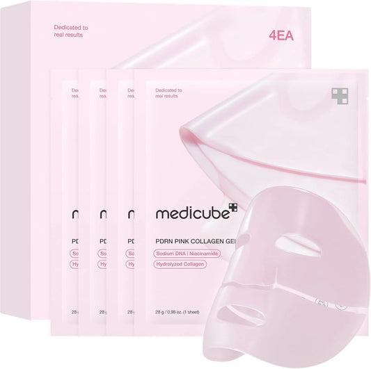 Medicube Salmon DNA PDRN Pink Collagen Gel Mask (4 Pack)