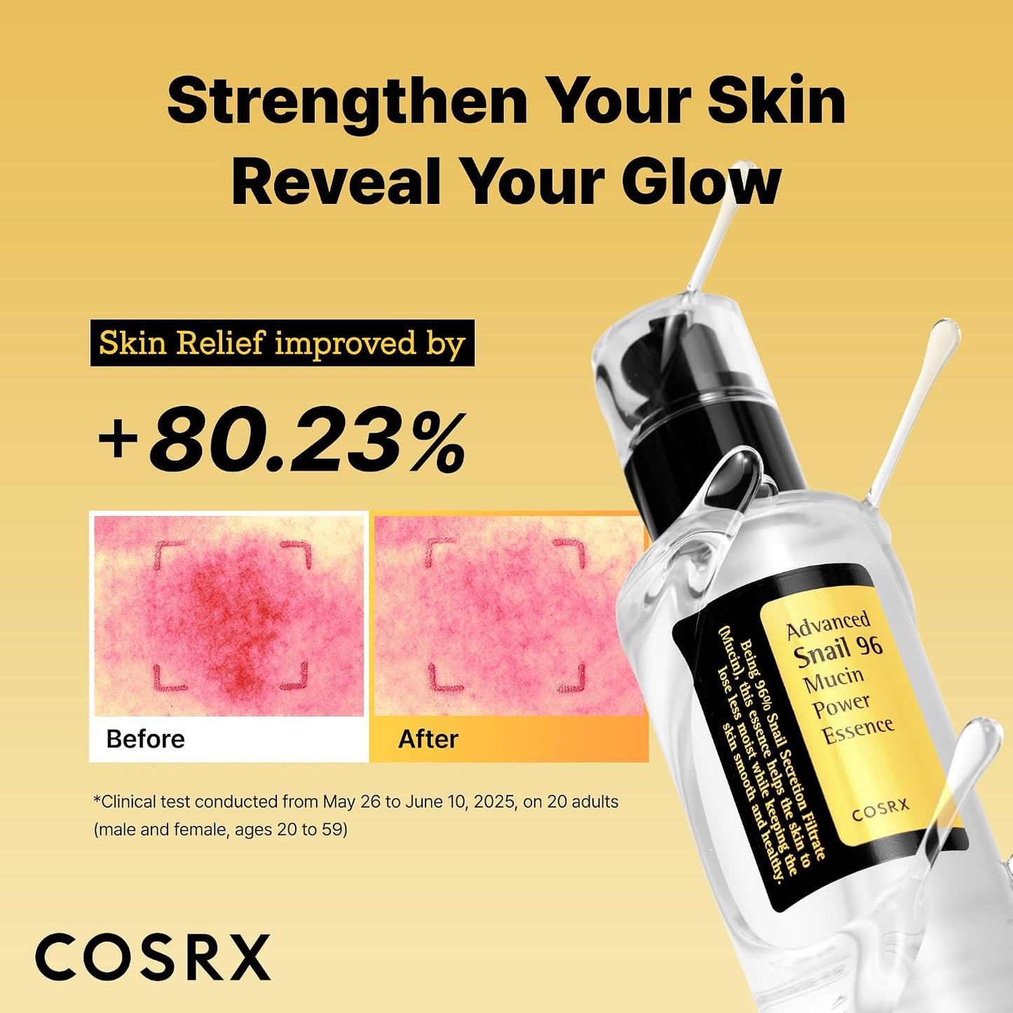 COSRX Snail Mucin 96 Essence – Hydrating Korean Face Serum for Dry, Sensitive & Dull Skin | 100ml