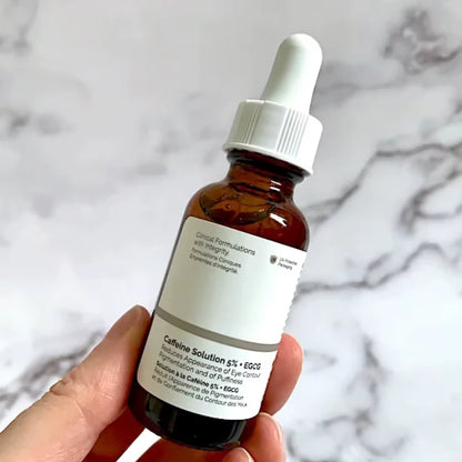 New Caffeine Solution 5%+EGCG Face Makeup Peeling Solution Acne Cover Serum Ordinary Repair Hyaluronic Acid 2%+B5 Face Skin Care