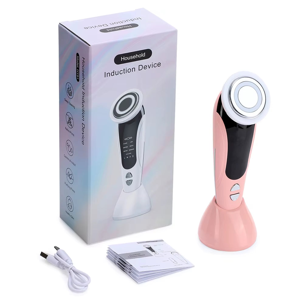 EMS Facial Roller Massager Microcurrents Face Lifting Machine V-Face Rollermassager Skin Rejuvenation Anti-Wrinkle Beauty Device