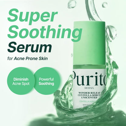 Centella Unscented Serum for Sensitive Skin – Lightweight Calming & Skin Barrier Repair, 34,860 Ppm Soothing Serum, Vegan & Cruelty-Free, Korean Skincare, 2 Fl.Oz / 60Ml
